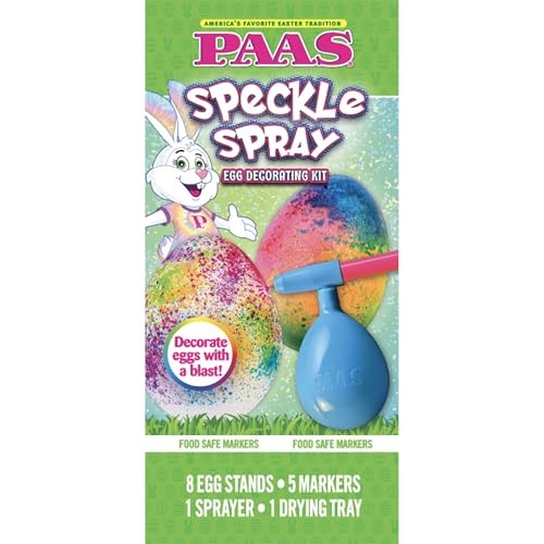 Speckle Spray Easter Egg Decorating Kit – Fun & Easy Speckled Designs with