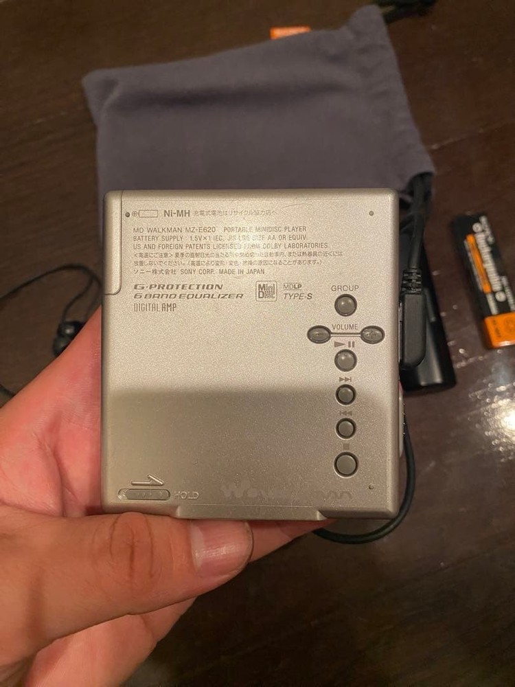 SONY MZ-E620 Walkman Portable MiniDisc MD MDLP Player #0010