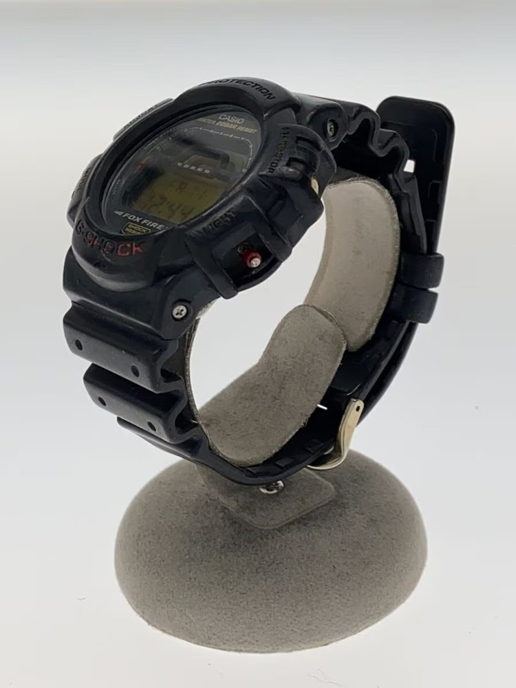 CASIO Wristwatch Digital Rubber BLK BLK DW 8700