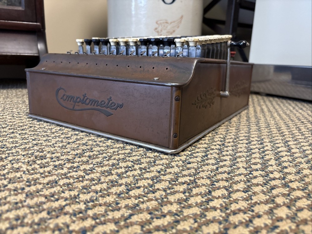 Vintage 1914 Comptometer Felt & Tarrant Chicago Adding Calculator Machine WORKS
