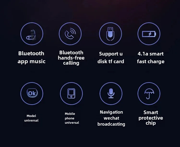 Car Wireless Bluetooth 5.0 FM Transmitter MP3 Music Player USB Charger Adapter