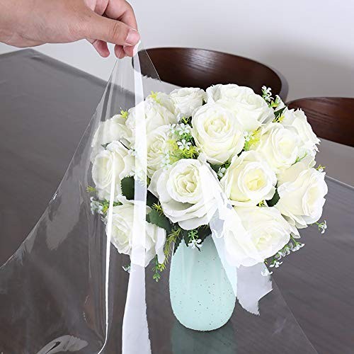 Clear Vinyl Tablecloth Protector Waterproof/Oil-Proof 54" x 84" (Rectangular)