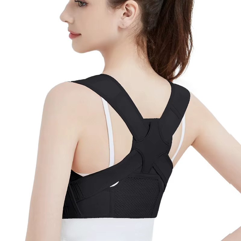 New Hot Posture Corrector Adjustable Back Support Belt Spine Back Shoulder Brace