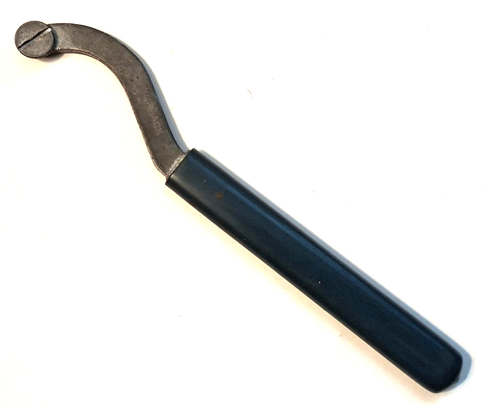 VINTAGE STANLEY 15- 210 MINI HACK BLUE RUBBER HANDLE, ADJUSTABLE BLADE POSITION