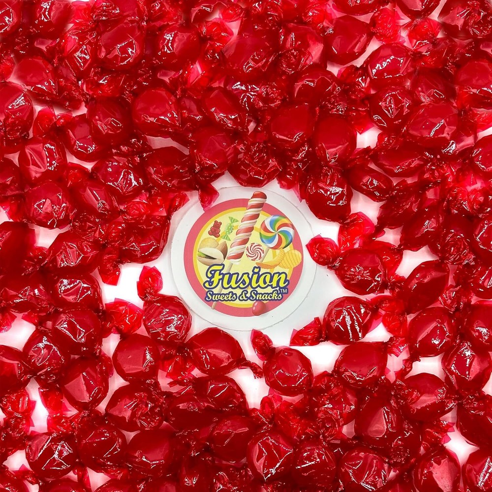 Cinnamon Discs Hard Candy - Bulk 1 Pound Individually Wrapped Red Cinnamon Disks