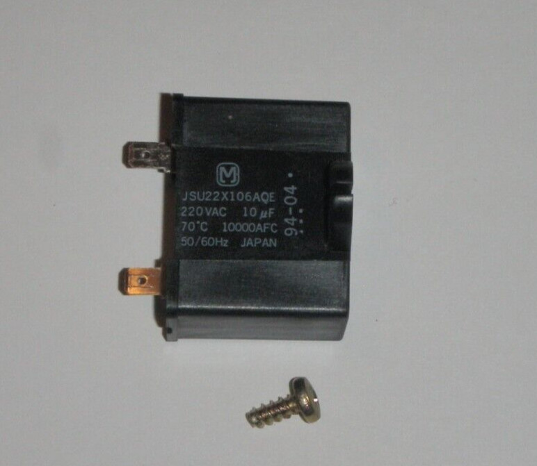 10uF Run Capacitor for Funai Bread Auto Bread Baker + Dough Maker Model B-2220