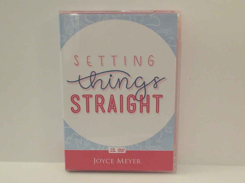 Joyce Meyer - Setting Things Straight (DVD + CD)  5-Disc Set + Booklet