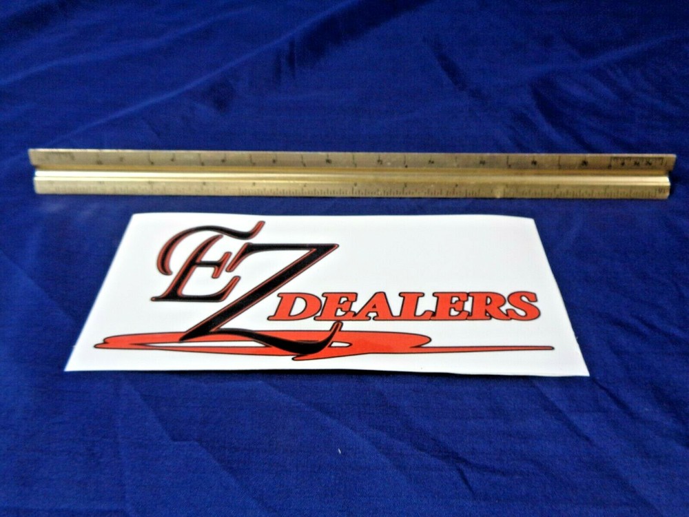 Three Sided Triangular Ruler- Gold/ Sturdy