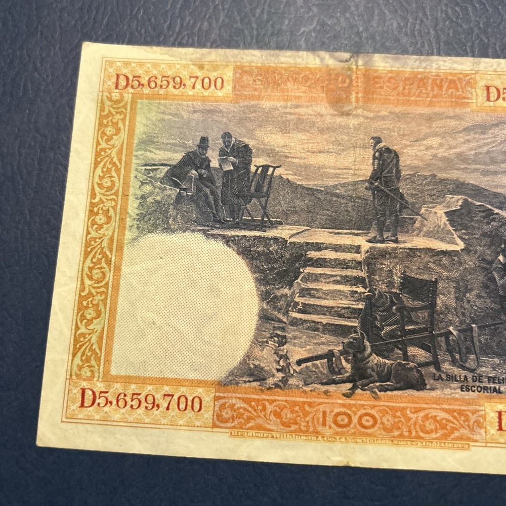Spain- 100 Pesetas-1925