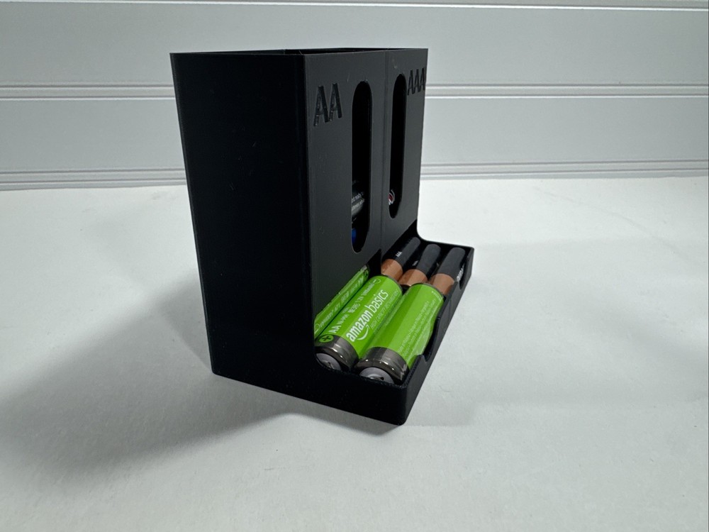 Battery Storage Dispenser Case Holder Box Organizer AA - AAA