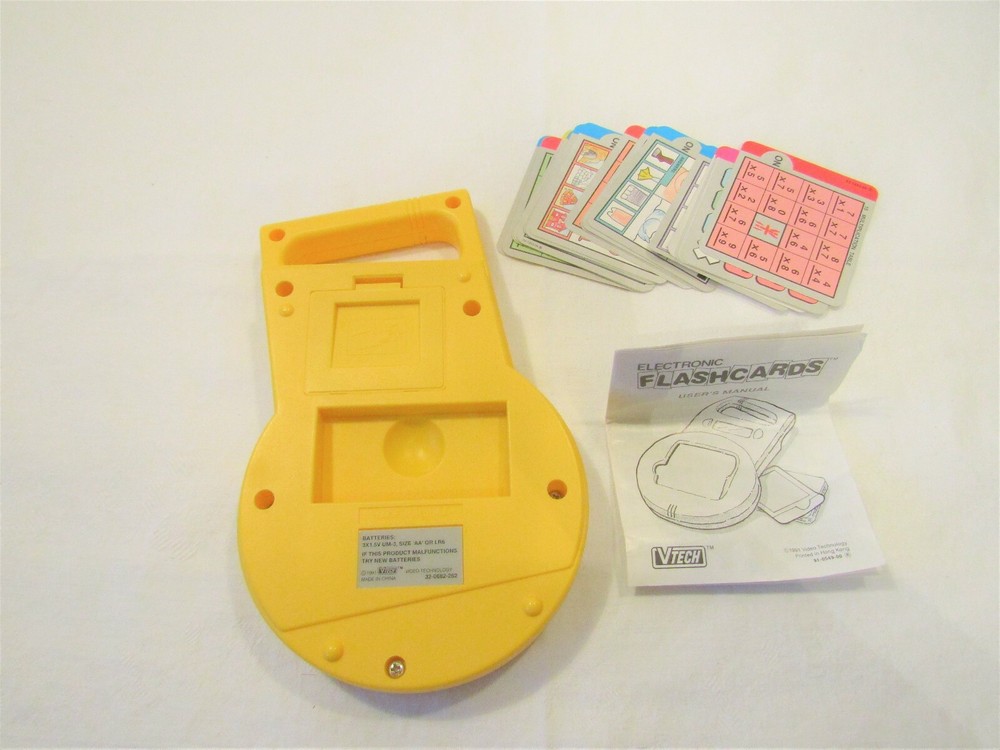 Vintage V Tech Electronic Flashcards Works Great!