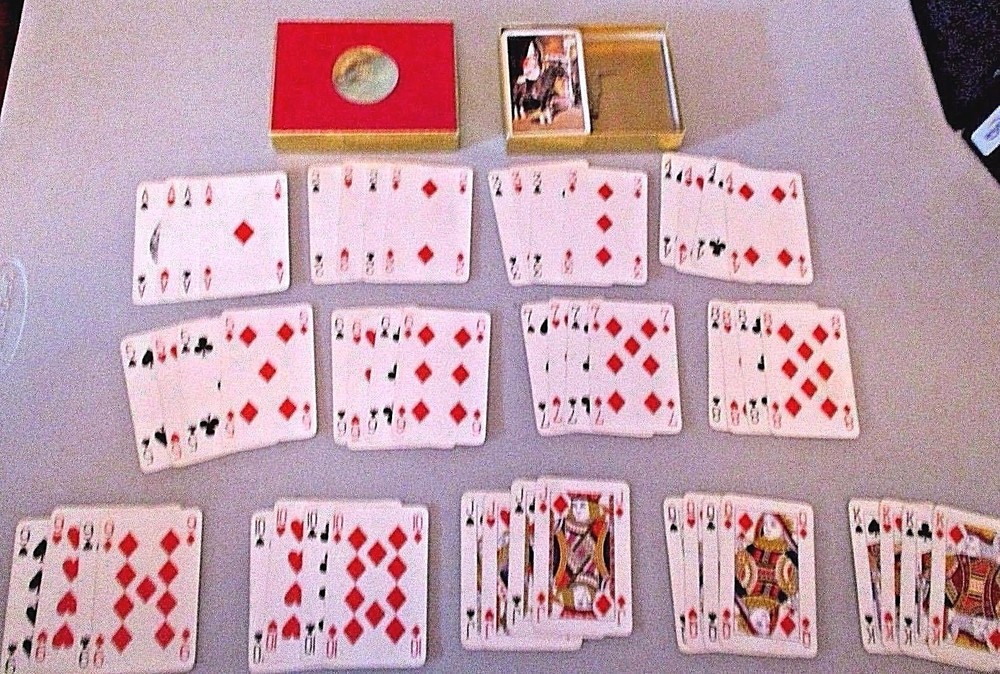 Vintage WADDINGTONS Fine Playing Cards DOUBLE DECK No Jokers BRITISH GUARDS