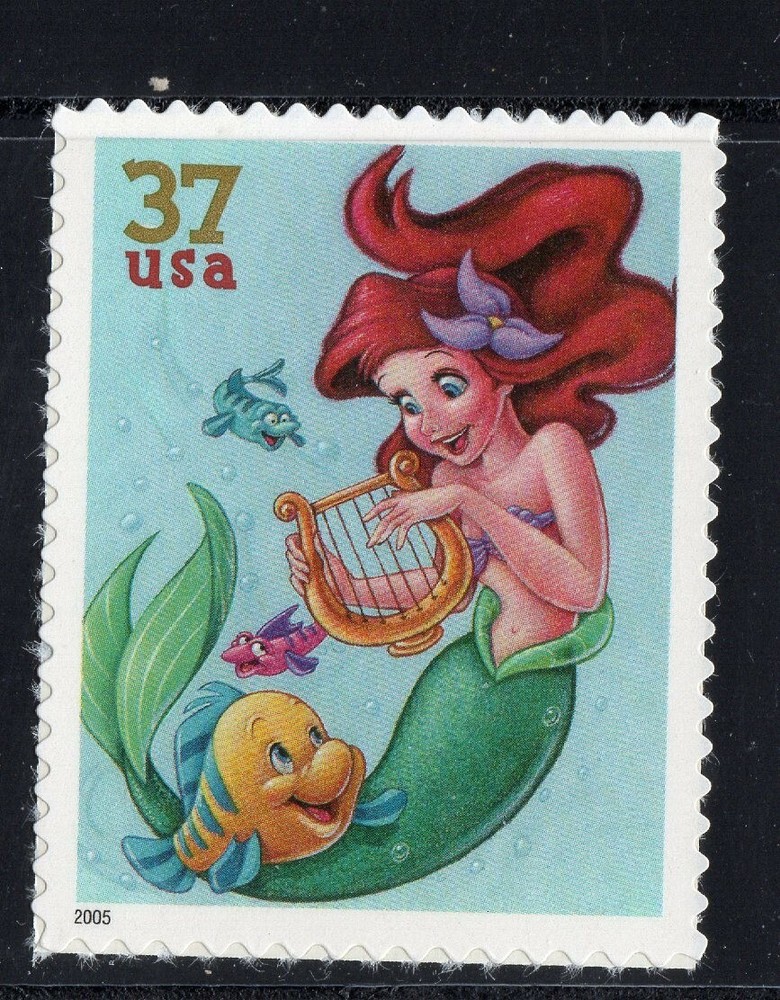 3914 * ARIEL, FLOUNDER * US POSTAGE STAMPS MINT