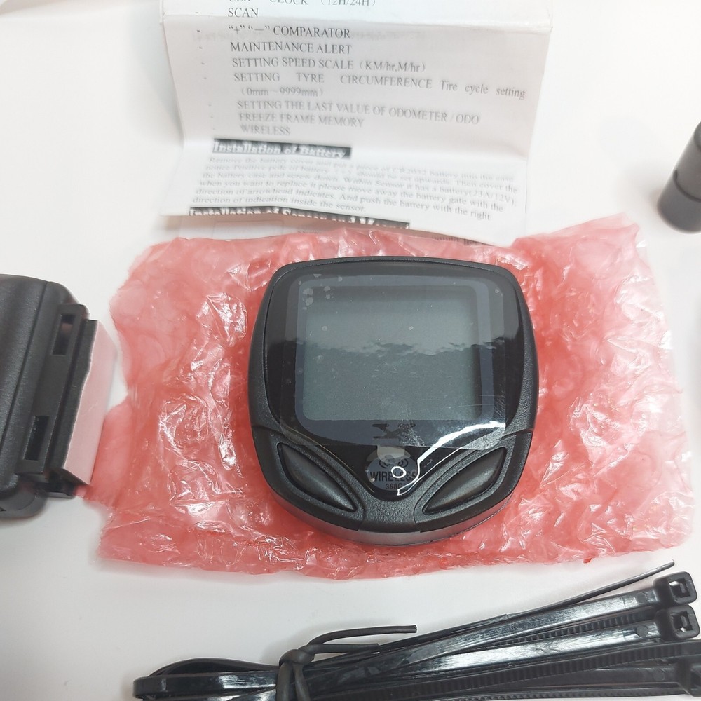 Bike Speedometer LCD Wireless Bicycle Computer Odometer Waterproof