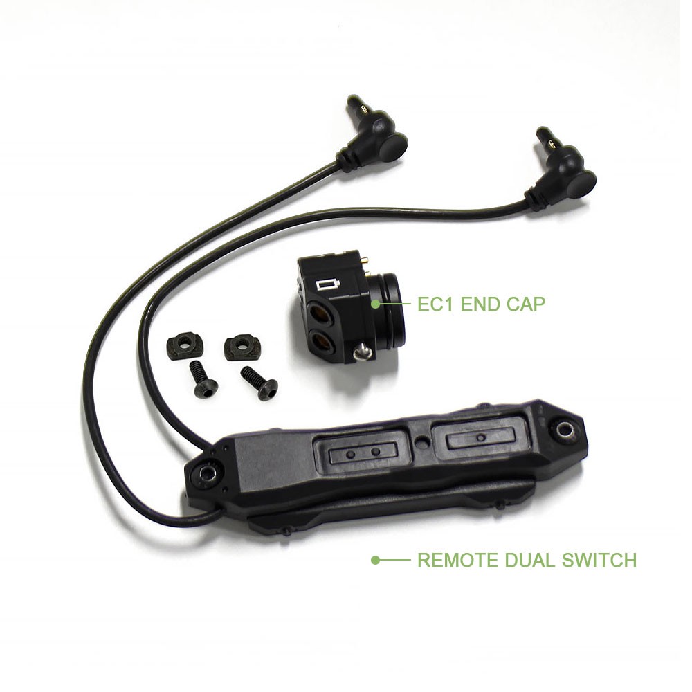 Tactical Dual Function Remote Pressure Switch Button For MAWL C1 Weapon Laser
