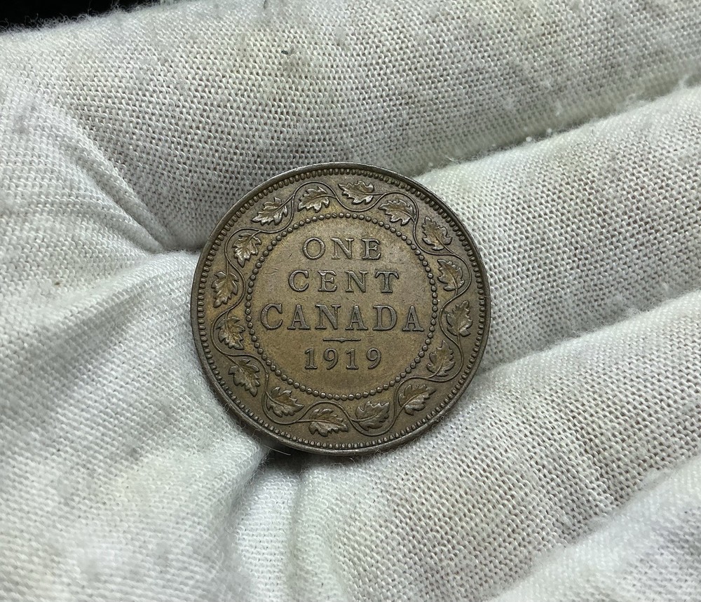 1919 Canada 1c One Cent Penny NICE COIN! C480