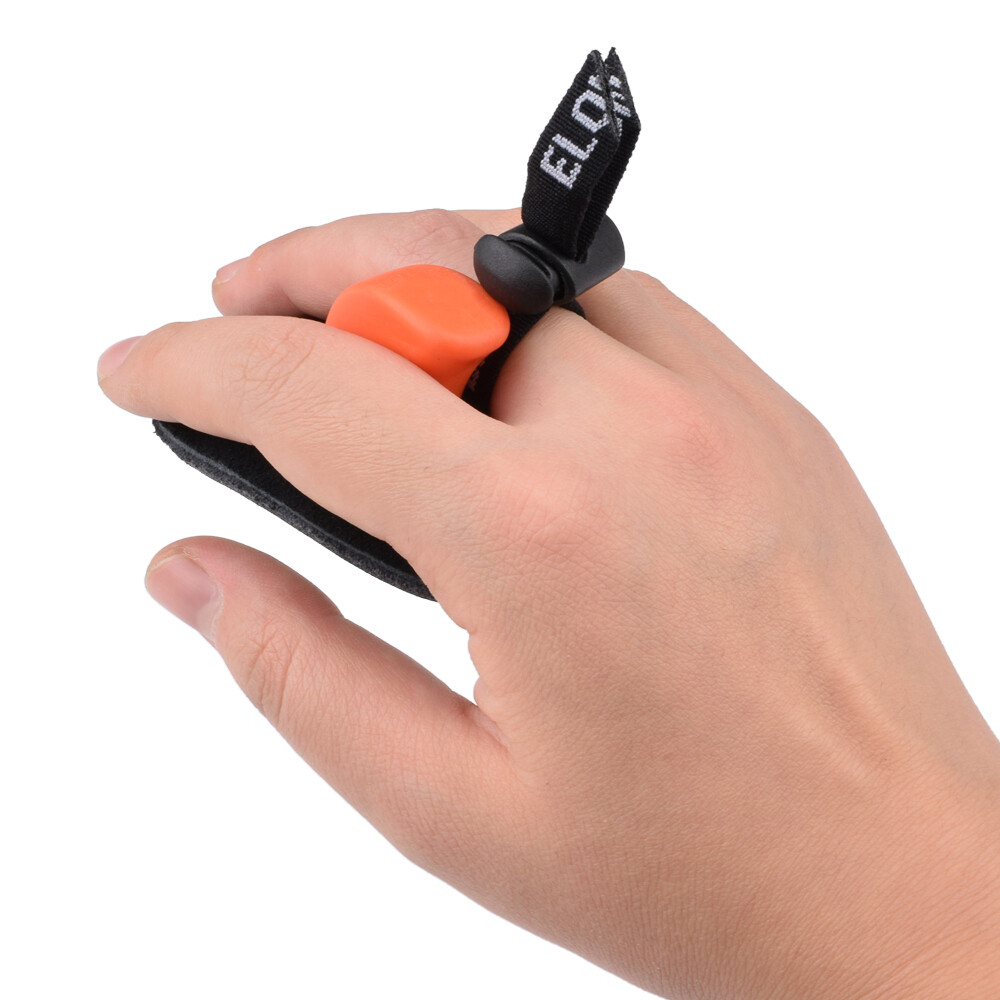 Archery Soft Leather Finger Tab Protector Guard Hunting Practice Left/Right Hand