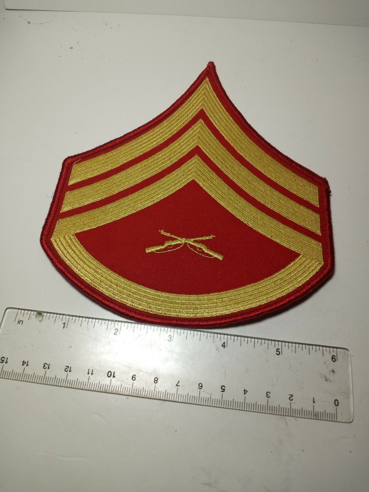 USMC Gunnery Sergeant Female Uniform Patch 6x 7
