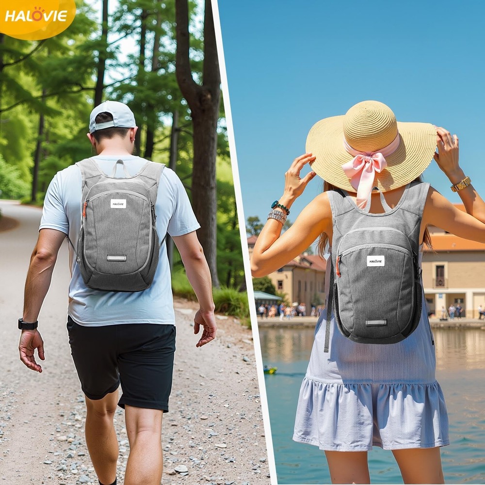 HALOVIE Small Hiking Backpack 10L Packable Lightweight Daypack Foldable Trave...