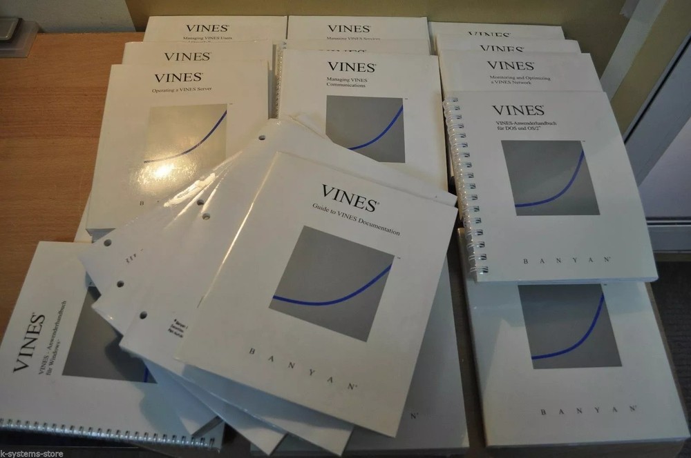 Banyan Vines, Computer Network Operating System Vers. 5.5, COMPLETE SET, NEW !