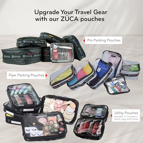 Utility Pouch Combo Set - 1 Large & 2 Mini Utility Makeup Pouch - Durable,