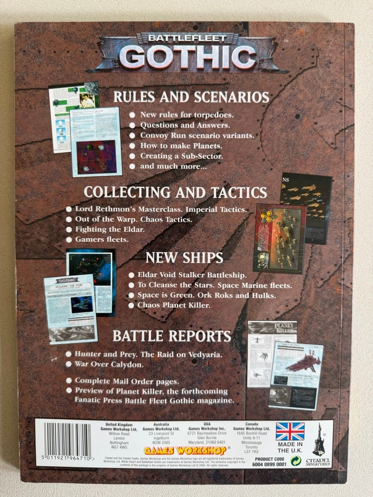 Battlefleet Gothic Warp Storm Rulebook Warhammer - Games Workshop