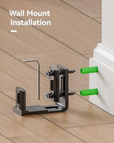 Sliding Barn Door Bottom Floor Guide, Adjustable U Shape Wall Mount Shape