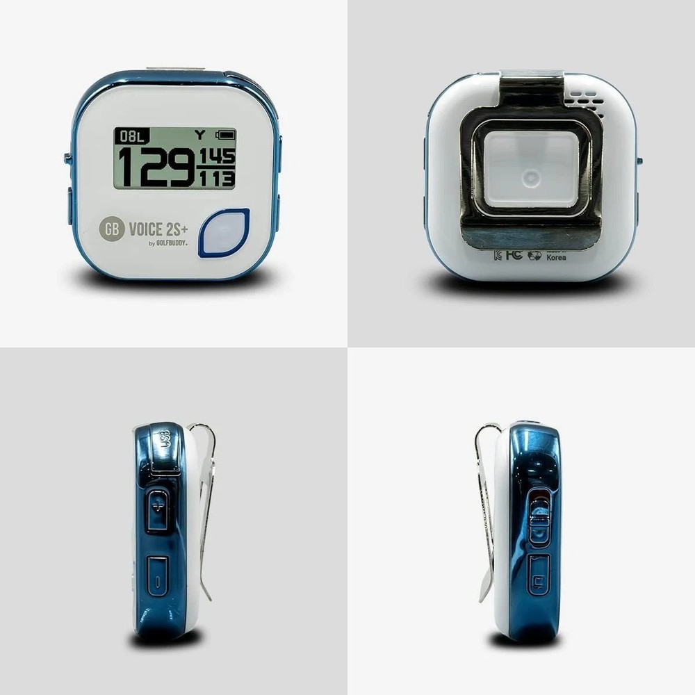 Voice 2S+ Talking GPS Rangefinder, Clip on Hat Golf Navigation, Slope Mode on...