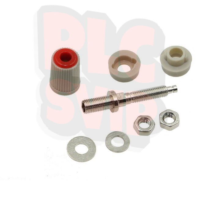 10Pcs M5 Type High Current 4mm Female Banana Jack Socket Test Binding Post