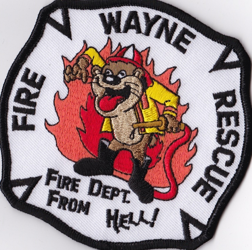 Wayne Fire Rescue MI Fire Patch