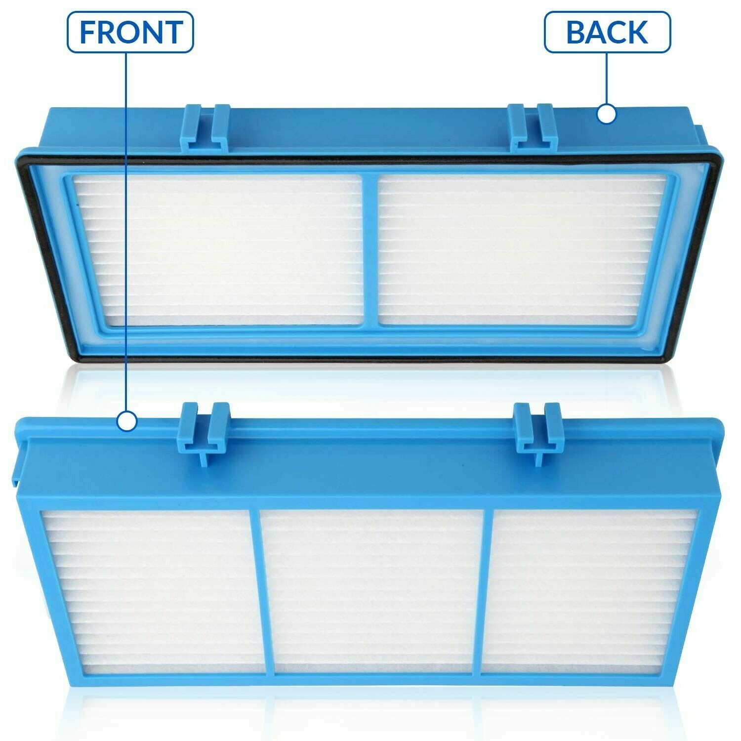 2 Pack HEPA Filters, Carbon Booster Sheet HAPF30AT for Holmes AER1 Air Purifiers