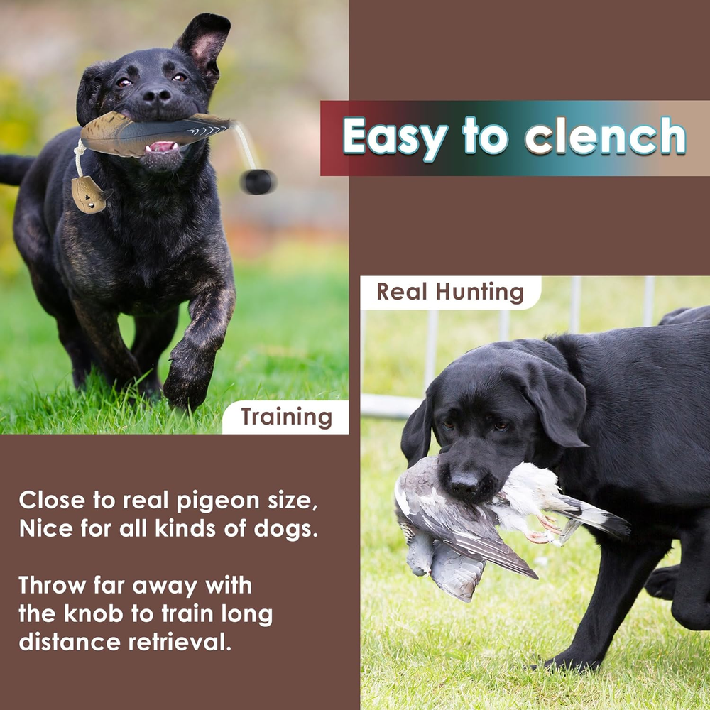 Hunting Dog Training Dummies - Floating Retriever Trainer & Interactive Toy 2 Pk