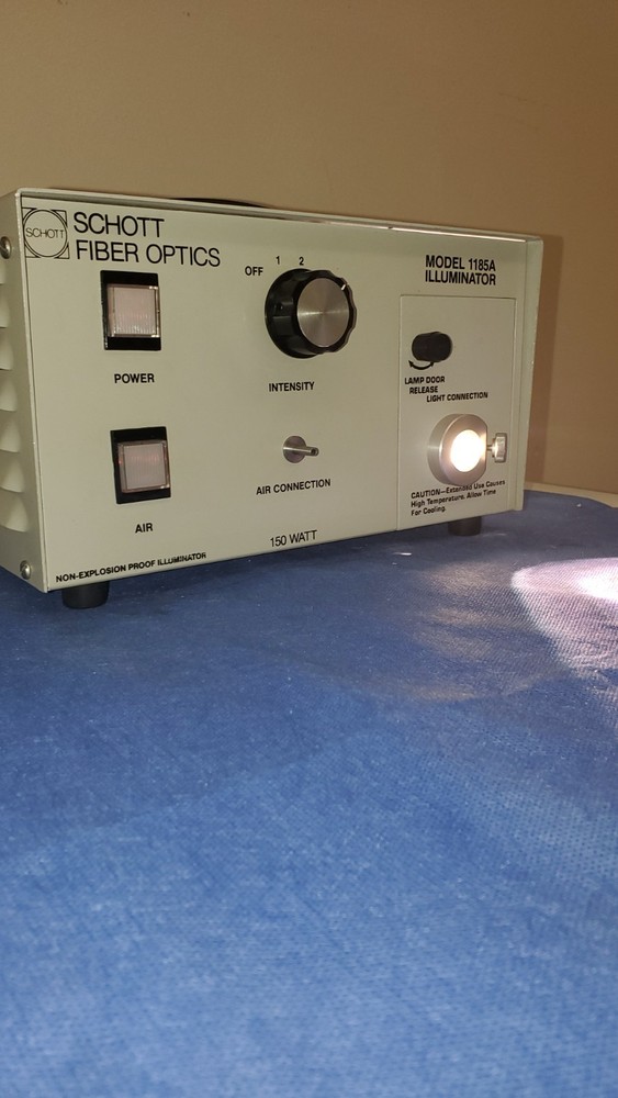 Schott Fiber Optics Model 1185A Illuminator