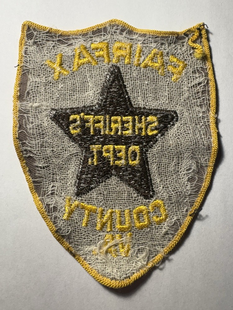 Fairfax County Virginia Sheriff Patch