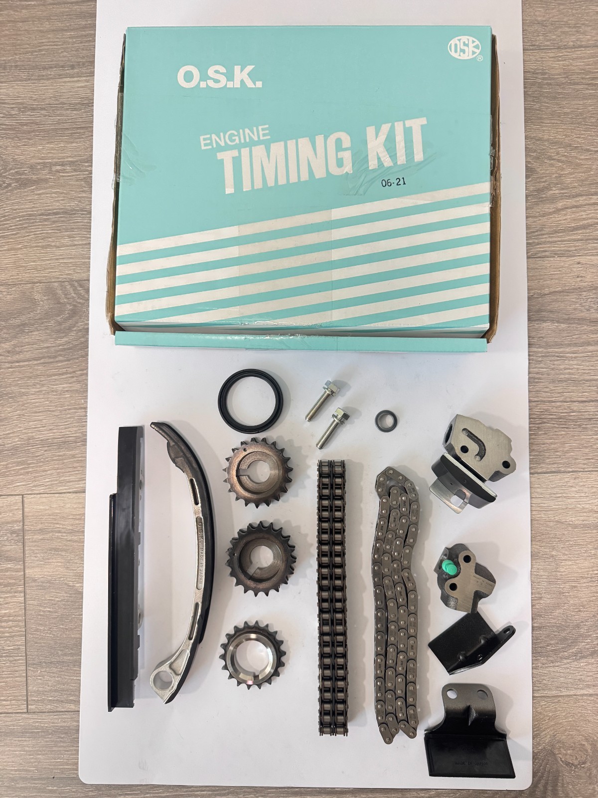 OSK N124X Japan Timing Chain Kit fits Nissan 240SX 91-98 KA24DE DOHC OE Japan