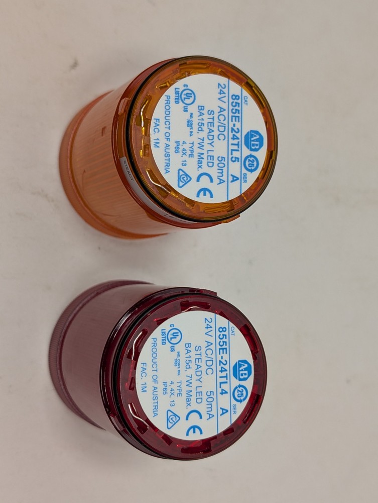 Allen-Bradley 855E Light Stack with Base 855E-24TL4 855E-24TL4 855E-BCE