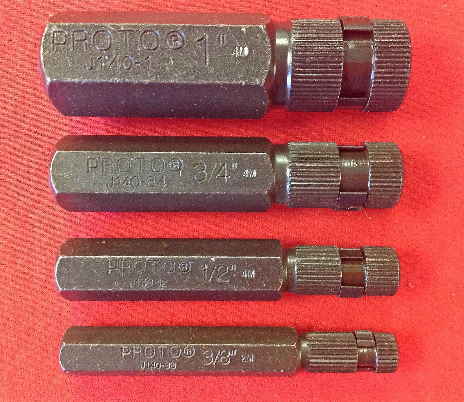 J140SET Proto Internal Pipe Wrench Set 4PC 3/8-1" Pipe Sizes