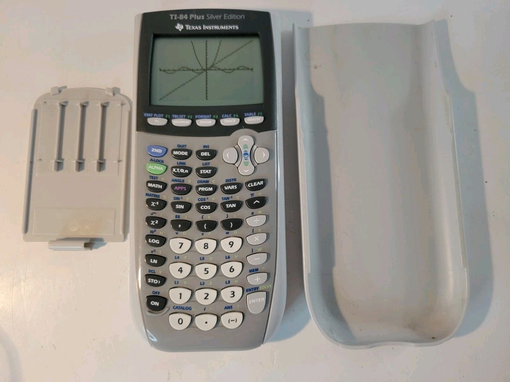 Texas Instruments TI-84 Plus Silver Edition Gray Graphing Calculator