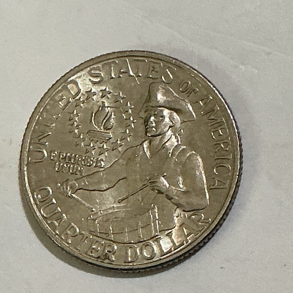 1976 Washington Quarter 25C Bicentennial Colonial Drummer Reverse