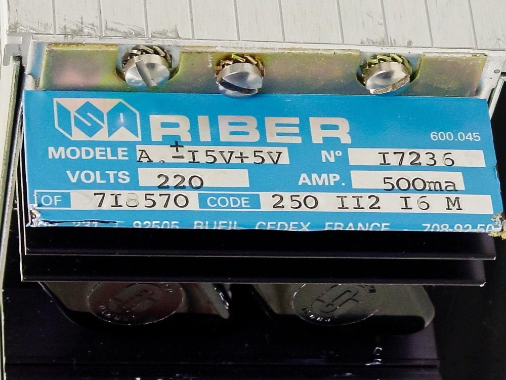 Riber Acquisition Interface Control Unit in 19" Rackmount - 220 VAC CD 116