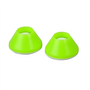 Walker Glides, Walker Glide Caps, Walker Slides, Rubber Tips, Green, 2 Count