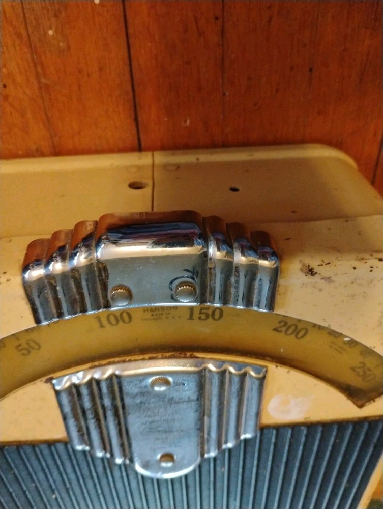 Vtg Hanson Personal Bathroom Floor Scale