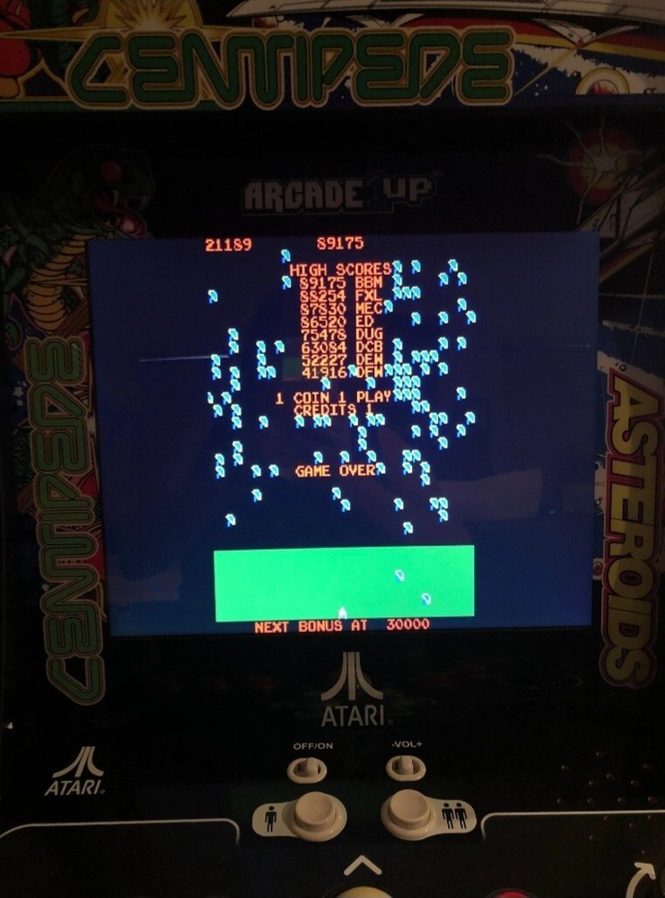 Arcade1Up Atari Deluxe 12-In-1 Arcade Machine with Riser. Asteroids Centipede