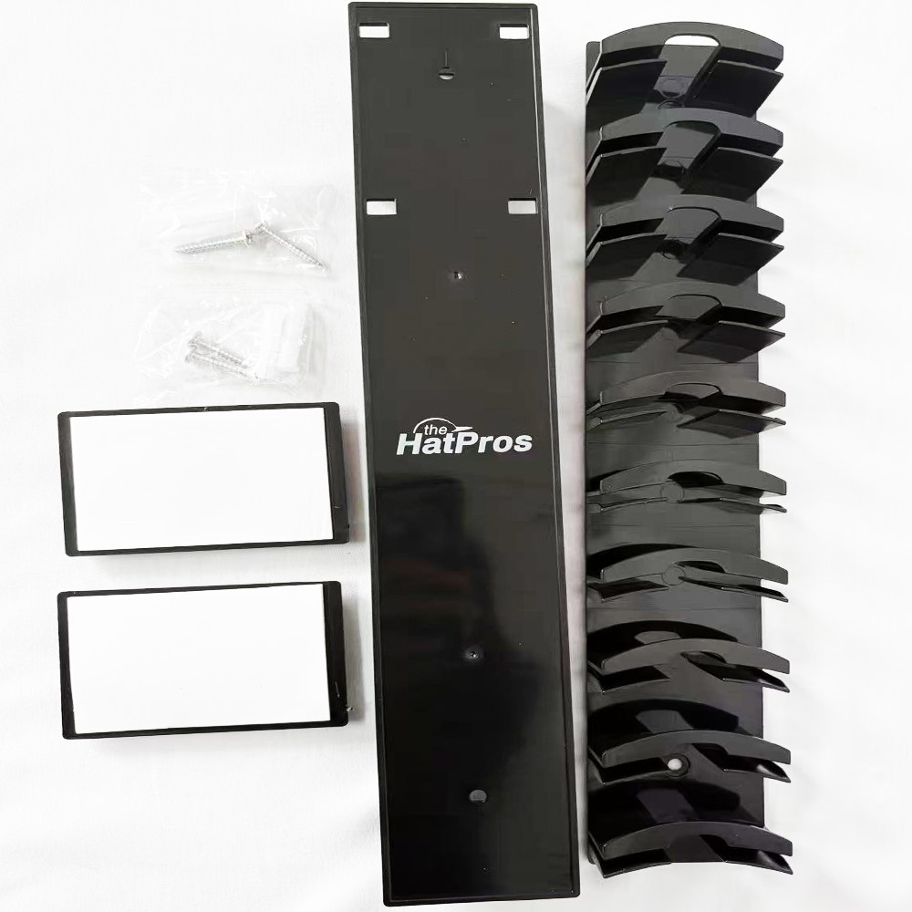 The Hat Organizer Rack w/ Curved Button Holder & Circular Bayonet Pack of 2