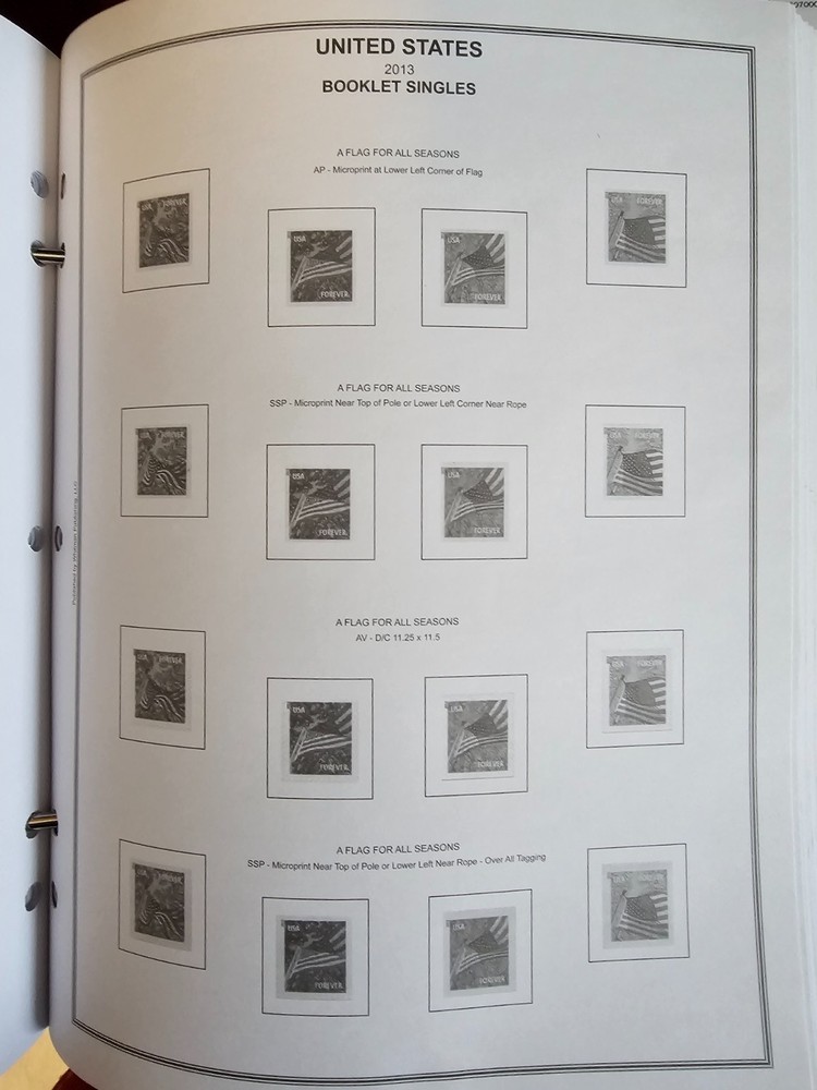 US Liberty Stamp Album 2010-2019 (PAGES ONLY NO STAMPS)