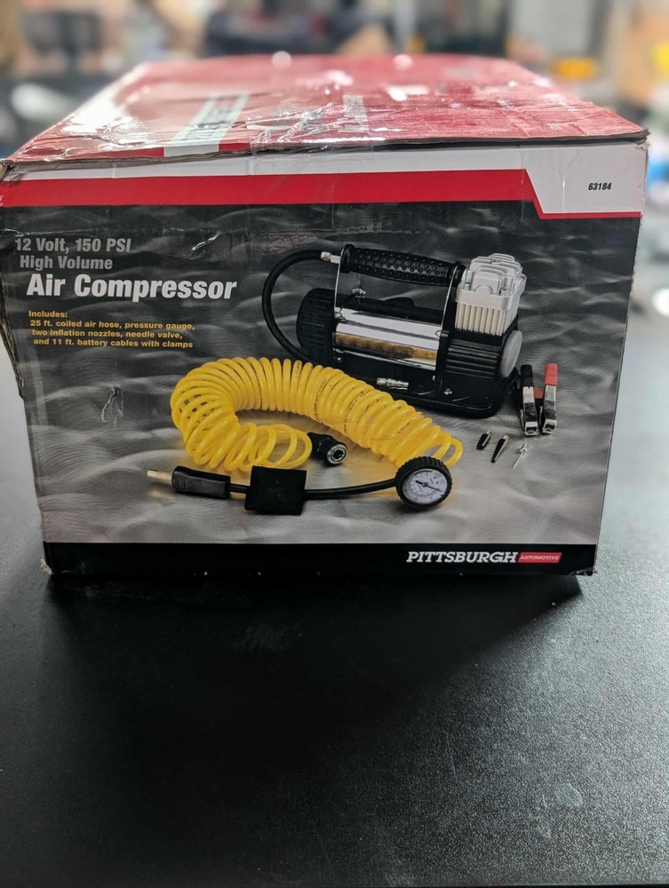 Compact air compressor, 12 volt 150 psi - PITTSBURGH