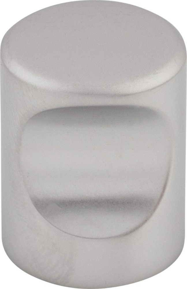 Top Knobs M1872 Indent Knob 3/4" Aluminum