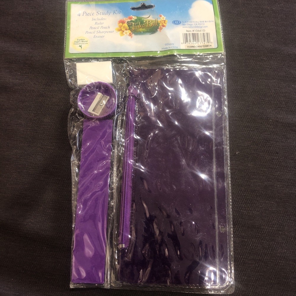Disney Fairies Tinker 4 Piece Study Kit