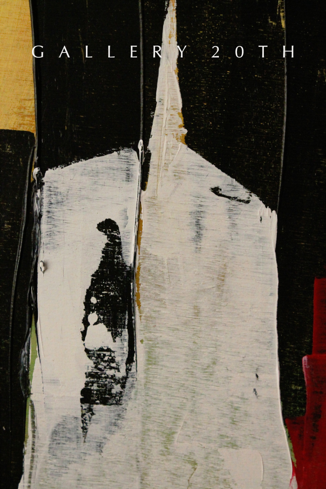 COOL CITYSCAPE ART! MCM ABSTRACT ORIG OIL PAINTING! VINTAGE MODERN MID CENTURY