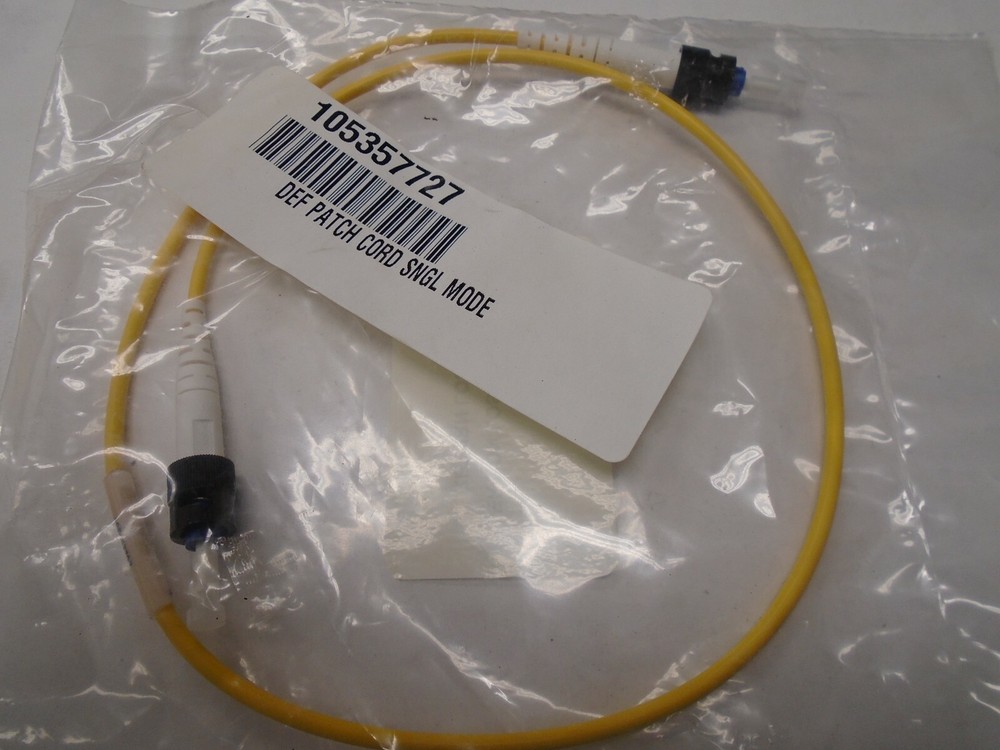 Fiber Optic DEF Single Mode Patch Cord 2' New 816M
